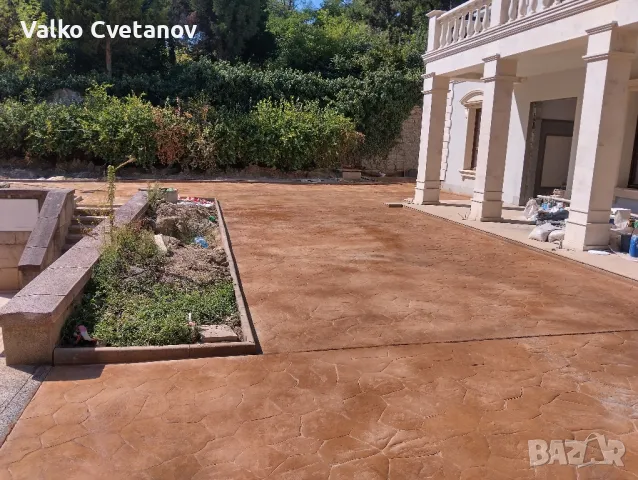 Шлайфан Ресан Щампиван бетон.     , снимка 3 - Други ремонти - 48956131