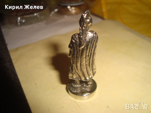 СТАРА МЕТАЛНА ФИГУРКА РИЦАР ВОИН РЯДКА СТАТУЕТКА за КОЛЕКЦИЯ ШАХМАТНА ФИГУРА 24402, снимка 4 - Колекции - 34479513