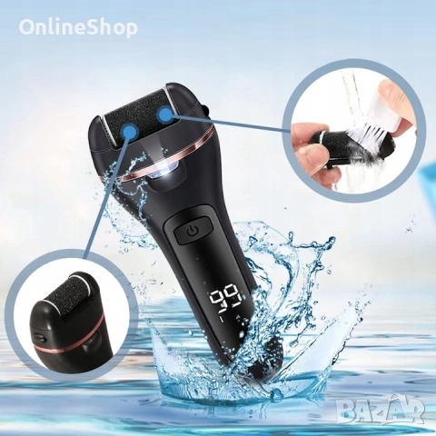 Електрическа пила за крака, с 3 ролкови глави, премахване на мазоли, снимка 16 - Друга електроника - 53865620