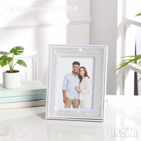 Кристална фоторамка с LED осветление и USB – блясък, който съживява спомените ти, снимка 4 - Декорация за дома - 53153887