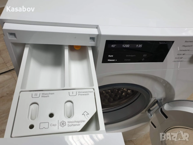 Miele 1600rpm Wi-Fi TwinDos Подсветка Пералня Миеле 12м Гаранция, снимка 6 - Перални - 53791141