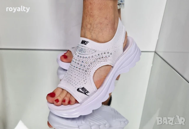 Nike бели дамски сандали , снимка 13 - Сандали - 51224948