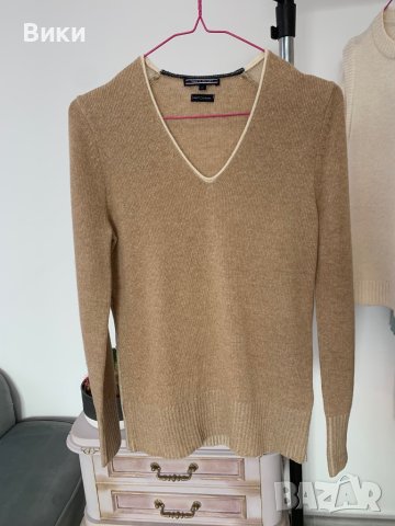 Пуловер на Tommy Hilfiger Кашмир и вълна в размер М, снимка 9 - Блузи с дълъг ръкав и пуловери - 44407363