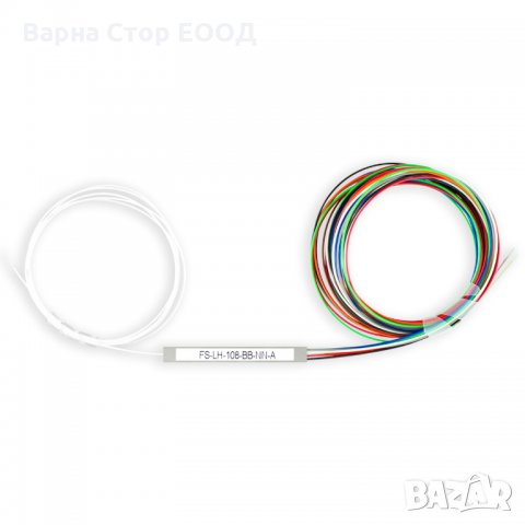 1X8 мини PLC сплитер, едномодов, 250μm влакно, без конектор