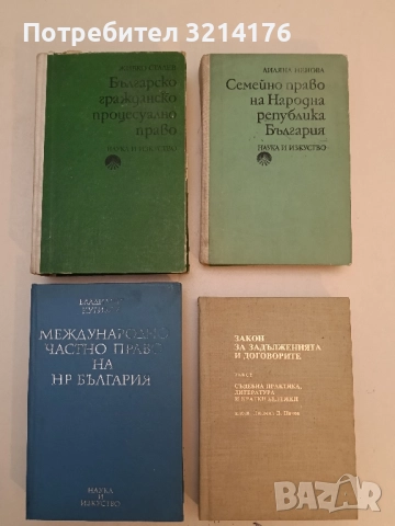 Българско гражданско процесуално право - Живко Сталев (1979)