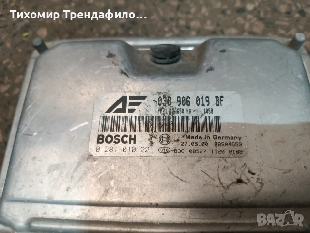 ECU Ford Galaxy 1.9TDI 2000г 038906019BF , 038 906 019BF , 0281010221 , 0 281 010 221 YM21 12A650 KA