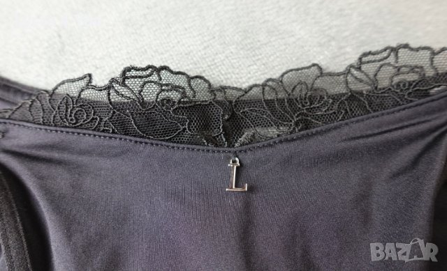 Lounge XS/S красива изрязана черна бикина с бродерии, снимка 11 - Бельо - 42371424