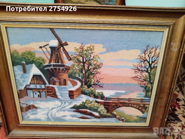 10 изящни френски гоблена , снимка 3 - Гоблени - 52578775