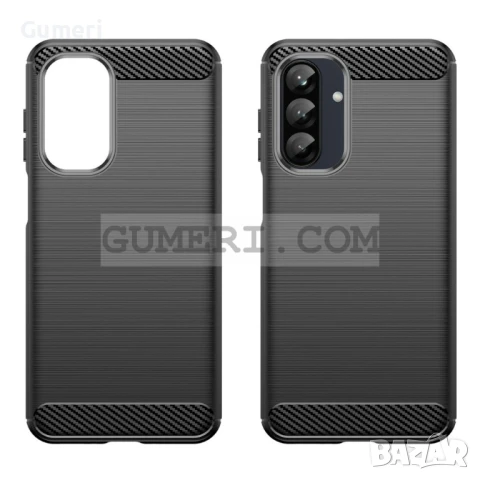 Samsung Galaxy A26 Противоударен Силиконов Гръб - Карбон, снимка 4 - Калъфи, кейсове - 50503640