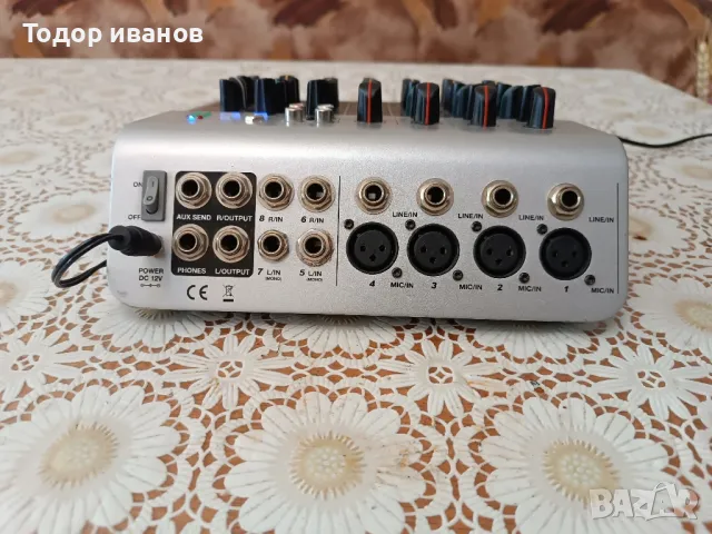 ALPFA audio mix four usb, снимка 6 - Ресийвъри, усилватели, смесителни пултове - 47504920