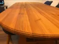 Холна/трапезна маса масив от слепен плот чам, снимка 2