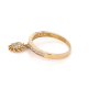 Златен дамски пръстен 1,97гр. размер:55 14кр. проба:585 модел:22128-6, снимка 2