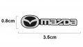 Нови алуминиеви емблеми ”MAZDA” - 35 мм. / 8 мм., снимка 3