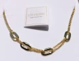 дизайнерски италиянски ПОЗЛАТЕН гердан колие НОВО, снимка 10
