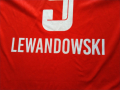 Байерн Мюнхен футболна фен тениска и №9 Левандовски размер М отлична, снимка 8