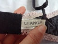 70DD прозрачен черен сутиен на сърчица CHANGE , снимка 15