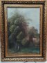 Стара маслена картина Гора от 1872 г, масло на платно, живопис, снимка 1 - Картини - 35851352