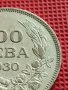 СРЕБЪРНА МОНЕТА 100 лева 1930г. ЦАРСТВО БЪЛГАРИЯ БОРИС трети ЦАР на БЪЛГАРИТЕ за КОЛЕКЦИОНЕРИ 38769, снимка 6