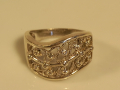 сребърен пръстен с камъни , снимка 6