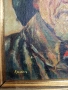 Стара картина ,портрет, снимка 7