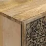 vidaXL Страничен шкаф 60x33x75 см манго масивно дърво, снимка 8