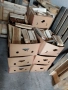 Дървени палета и скари за огрев мебели огради. Дърва в кашони за огрев , снимка 2