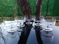 Кристални чаши за шампанско - 5 бр., снимка 1 - Сервизи - 44928986