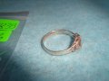 СРЕБЪРЕН АРТ НУВО ОРНАМЕНТИРАН ПРЪСТЕН СРЕБРО 925 АНГЛИЯ РЪЧНА ИЗРАБОТКА УНИКАТ 25839, снимка 8