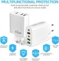 Зарядно за телефон 220V 5 USB порта 65W Digital One SP00987 pkg057 адаптер PD and Quick Power Charge, снимка 6