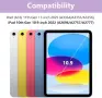 Нов LKV 360° Въртящ калъф с Bluetooth клавиатура за iPad 10.9" A16 10th Gen таблет Айпад кейс защита, снимка 2