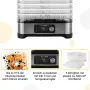 Дехидратор KLAMER 400W, 5 тави, таймер 24ч, 35–70°C, снимка 3