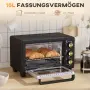 Мини фурна HOMCOM, тостер, снимка 11