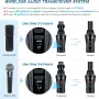 Чисто нова UHF безжична система за микрофон KIMAFUN KM-U208A  , снимка 2