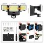 LED прожектор с датчик за движение 1500 lm батерия IP65 6500 K висока яркост , снимка 2