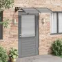 vidaXL Навес за врата, черен, 150x75 см, поликарбонат, снимка 2