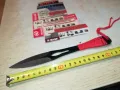КАМА МЕТАЛЕН НОЖ С ВЪЖЕНА ОПЛЕТКА-ЧЕРВЕНО 2002251933, снимка 11