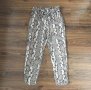 H&M панталон с колан змийски десен 38, снимка 1