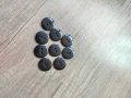 копчетата, черни,18мм., 9бр., снимка 4