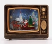 Коледен ретро телевизор - декорация, снимка 3