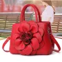 Дамска чанта 3D Flowers Red, снимка 2