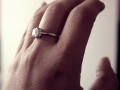 Елегантен сребърен пръстен модел R072, снимка 1