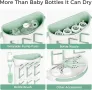 momcozy Стойка за сушене на бебешки шишета, максимум 18 шишета, разглобяема, снимка 4
