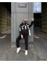 Черен Дамски Спортен Екип , снимка 1