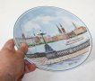 Немска Порцеланова чиния Villeroy & Boch, мотив Hamburg 1989г, снимка 4
