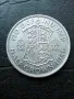 1/2 кoрона 1946 година Англия сребро, снимка 4