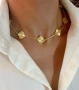 Van cleef gold комплект гердан и гривна, снимка 2