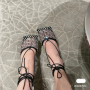 Дамски сандали на ток BOTTEGA VENETA - реплика, снимка 1 - Дамски обувки на ток - 36359549