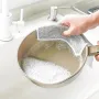 50 броя кухненски почистващи кърпи от стоманена вълна "Сребърна тел", снимка 5
