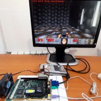⭐рядък Едноплатков компютър 386SX40, исталирани Windows 95, DOOM, DOOM2⭐, снимка 4 - Антикварни и старинни предмети - 41673065