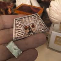 Tinta sterling Еквадор  ,масивно сребро позлата рубини, снимка 2 - Колиета, медальони, синджири - 44781179